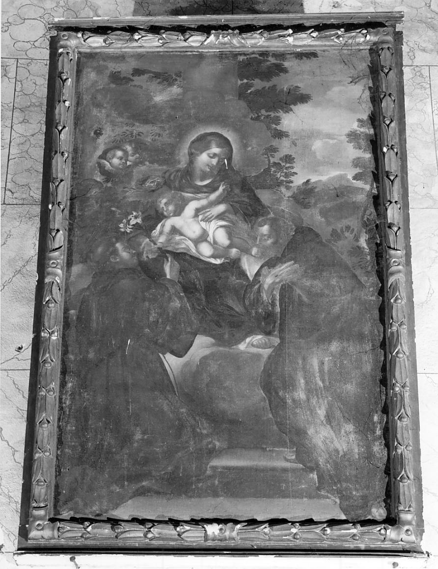 Madonna con Bambino e Santi (dipinto, insieme) - ambito lombardo (seconda metà sec. XVII)