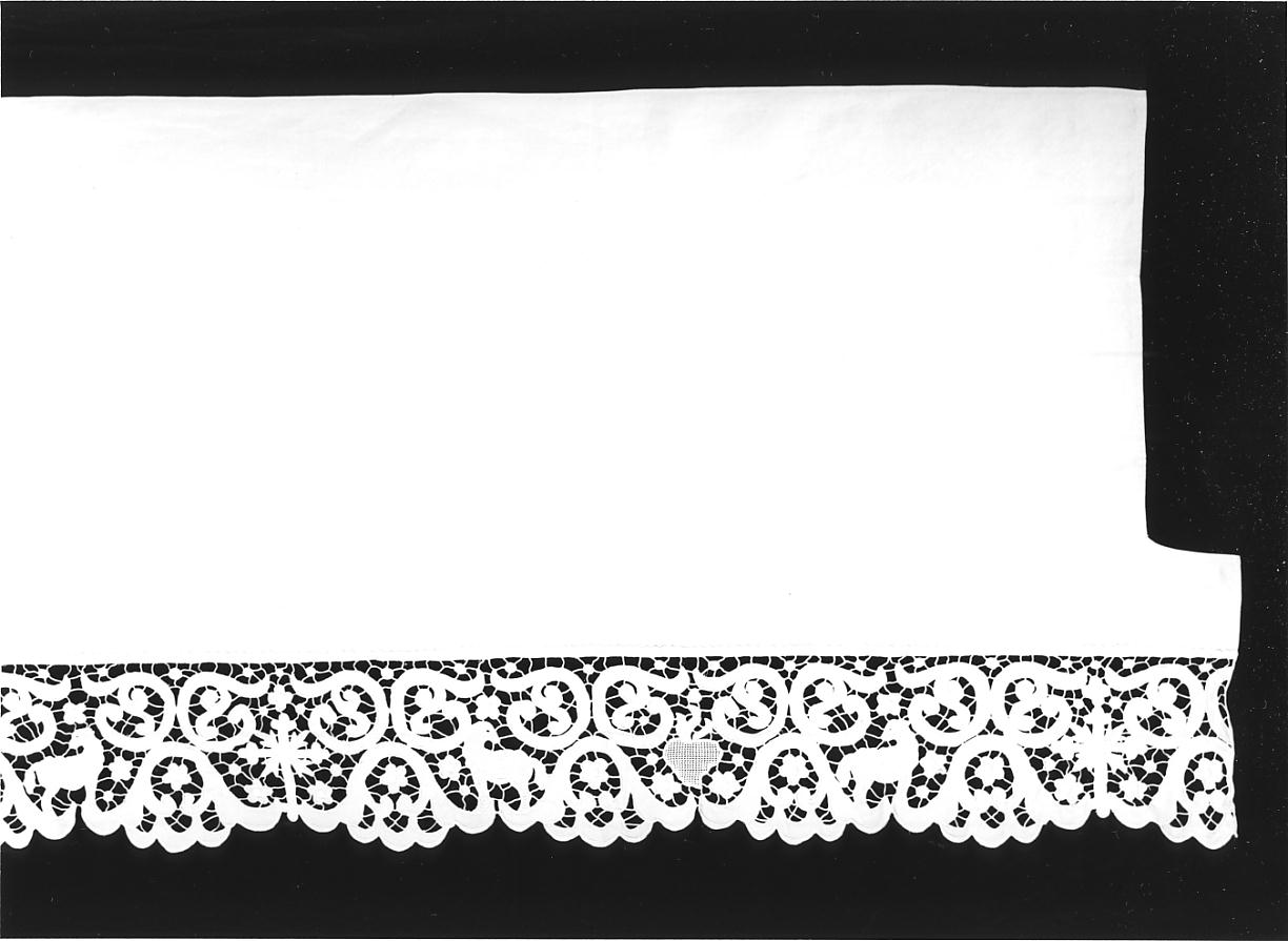 tovaglia d'altare, insieme di Bonoldi Angiolina, Foglia Domitilla (primo quarto sec. XX)