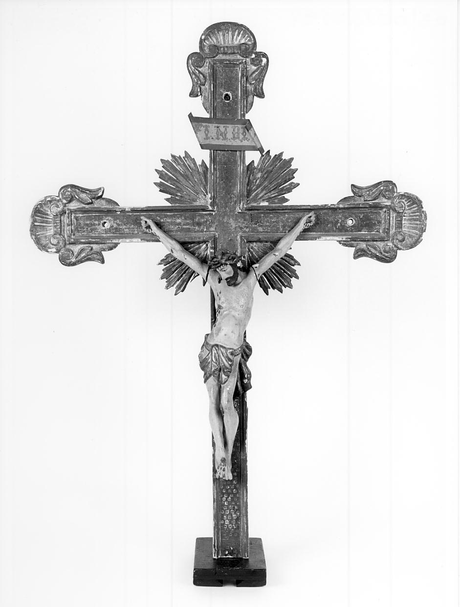 croce processionale, opera isolata - ambito lombardo (inizio sec. XIX)