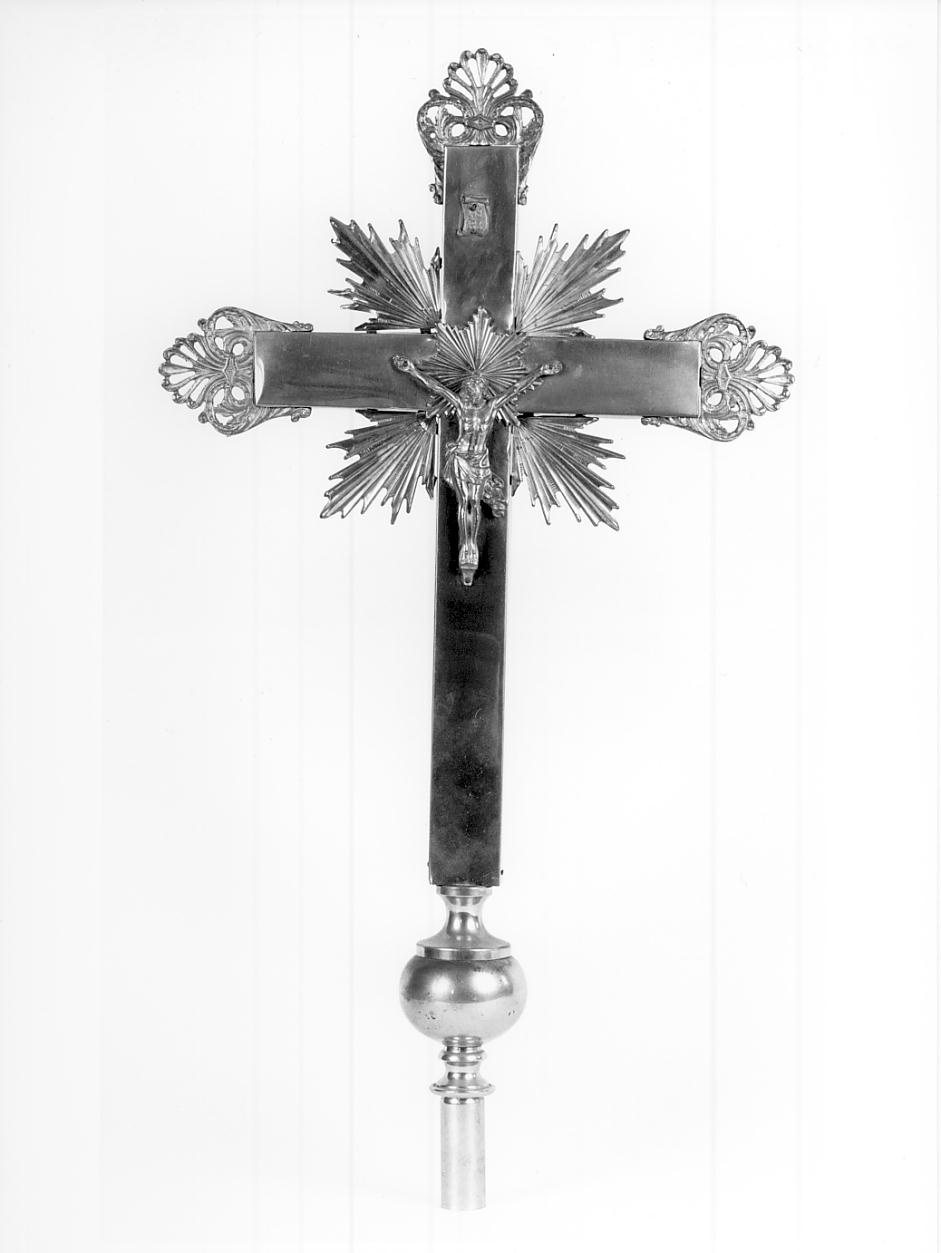croce processionale, opera isolata - ambito lombardo (prima metà sec. XX)