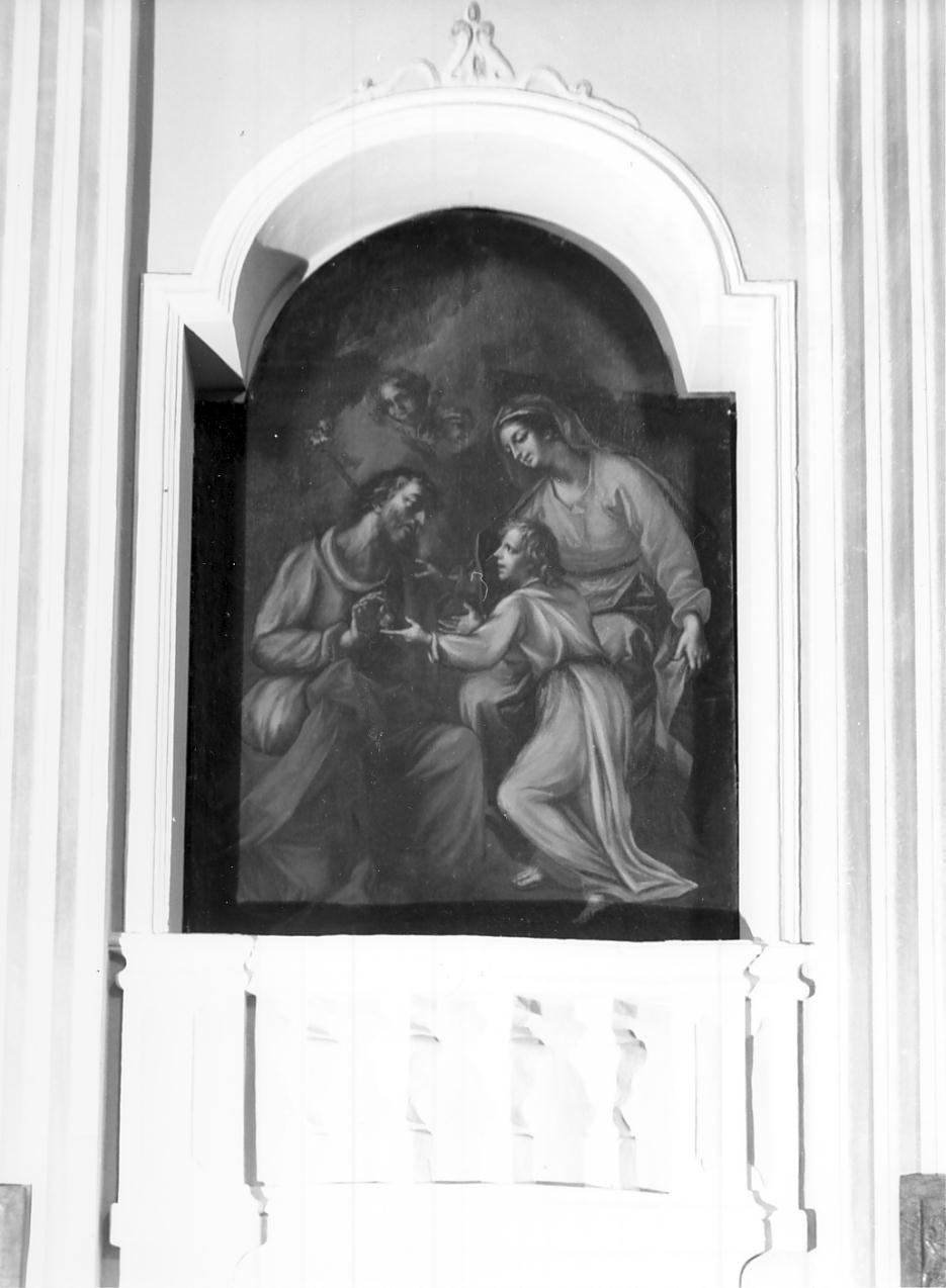 Sacra Famiglia (dipinto, opera isolata) di Anselmi Giorgio (seconda metà sec. XVIII)