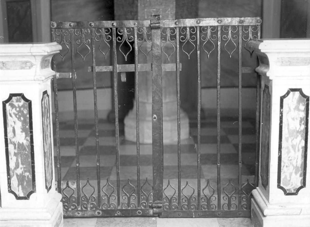 cancello di balaustrata, opera isolata - ambito mantovano (metà sec. XVIII)