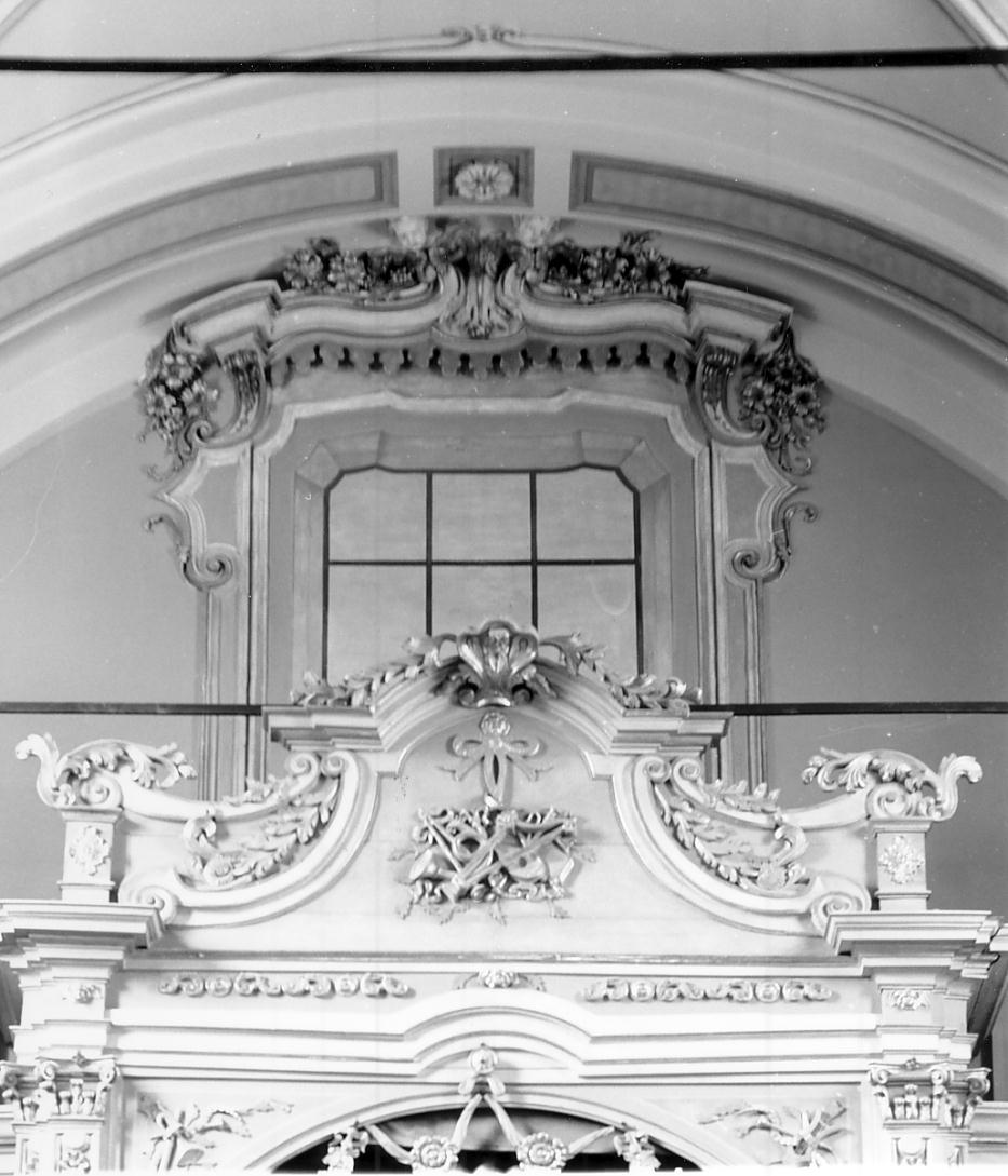 mostra di finestra, opera isolata - ambito bresciano (metà sec. XVIII)