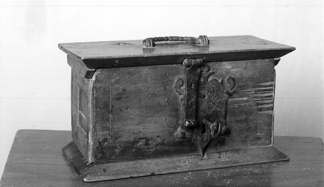 custodia - dei vasi per la riserva degli oli santi, opera isolata - ambito mantovano (seconda metà sec. XVII)