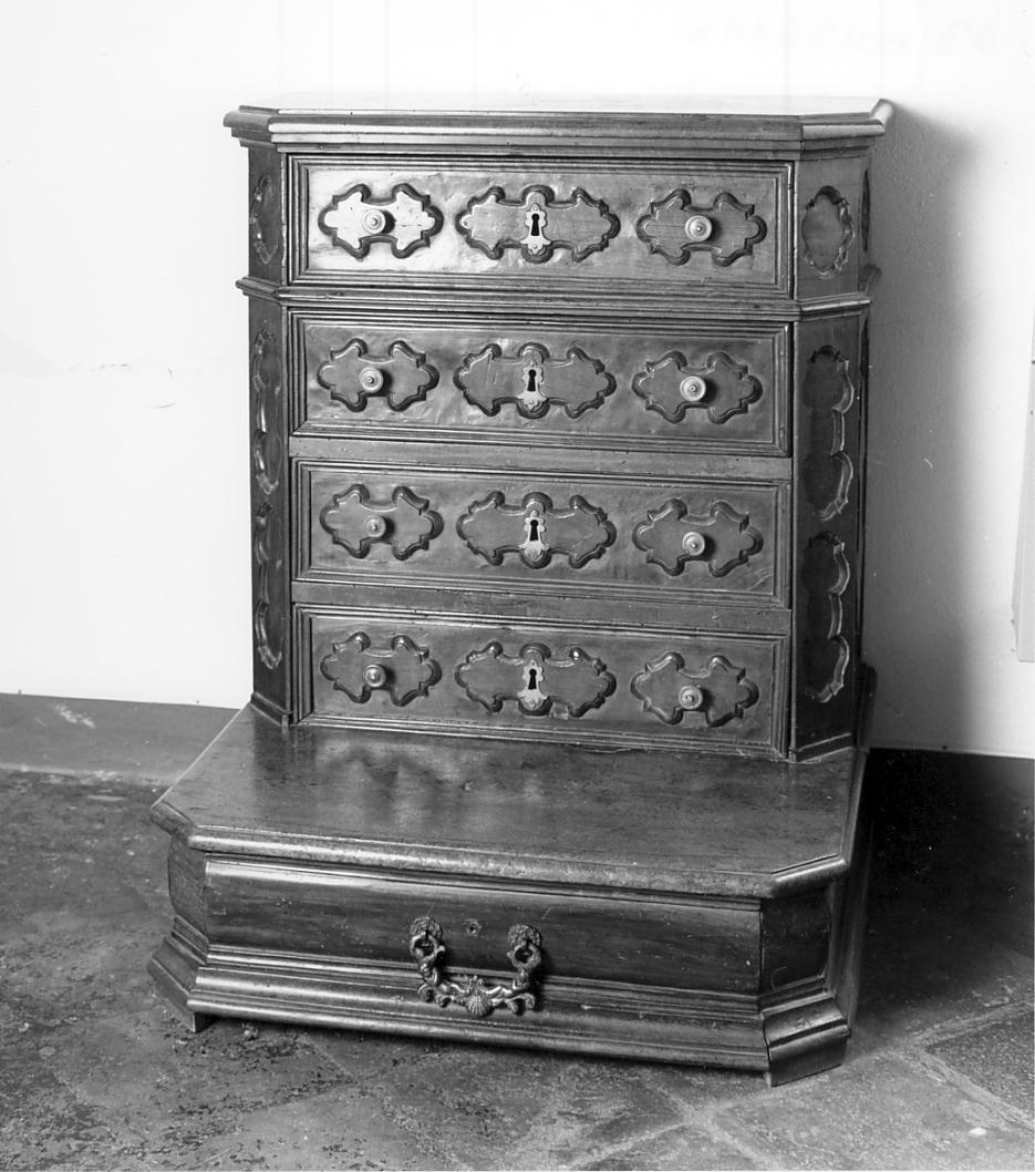 inginocchiatoio, opera isolata - ambito mantovano (prima metà sec. XVIII)