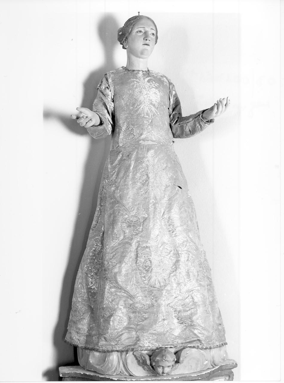 Madonna (statua, opera isolata) - ambito mantovano (seconda metà sec. XVII)