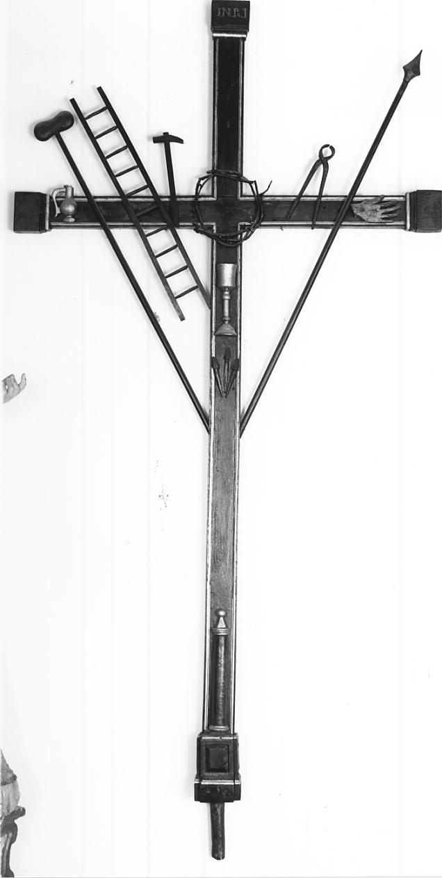 croce penitenziale, opera isolata - ambito mantovano (seconda metà sec. XVIII)