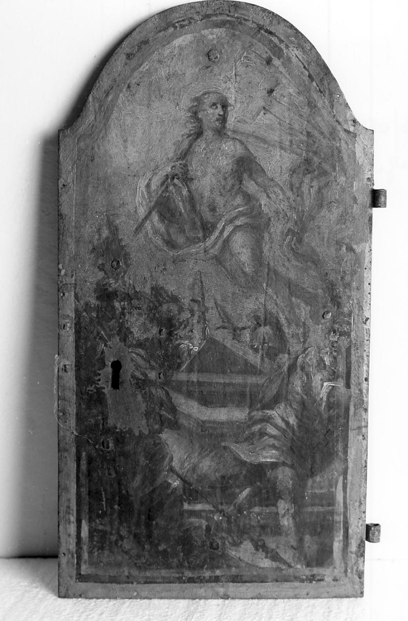 sportello di tabernacolo, opera isolata - ambito mantovano (prima metà sec. XVIII)