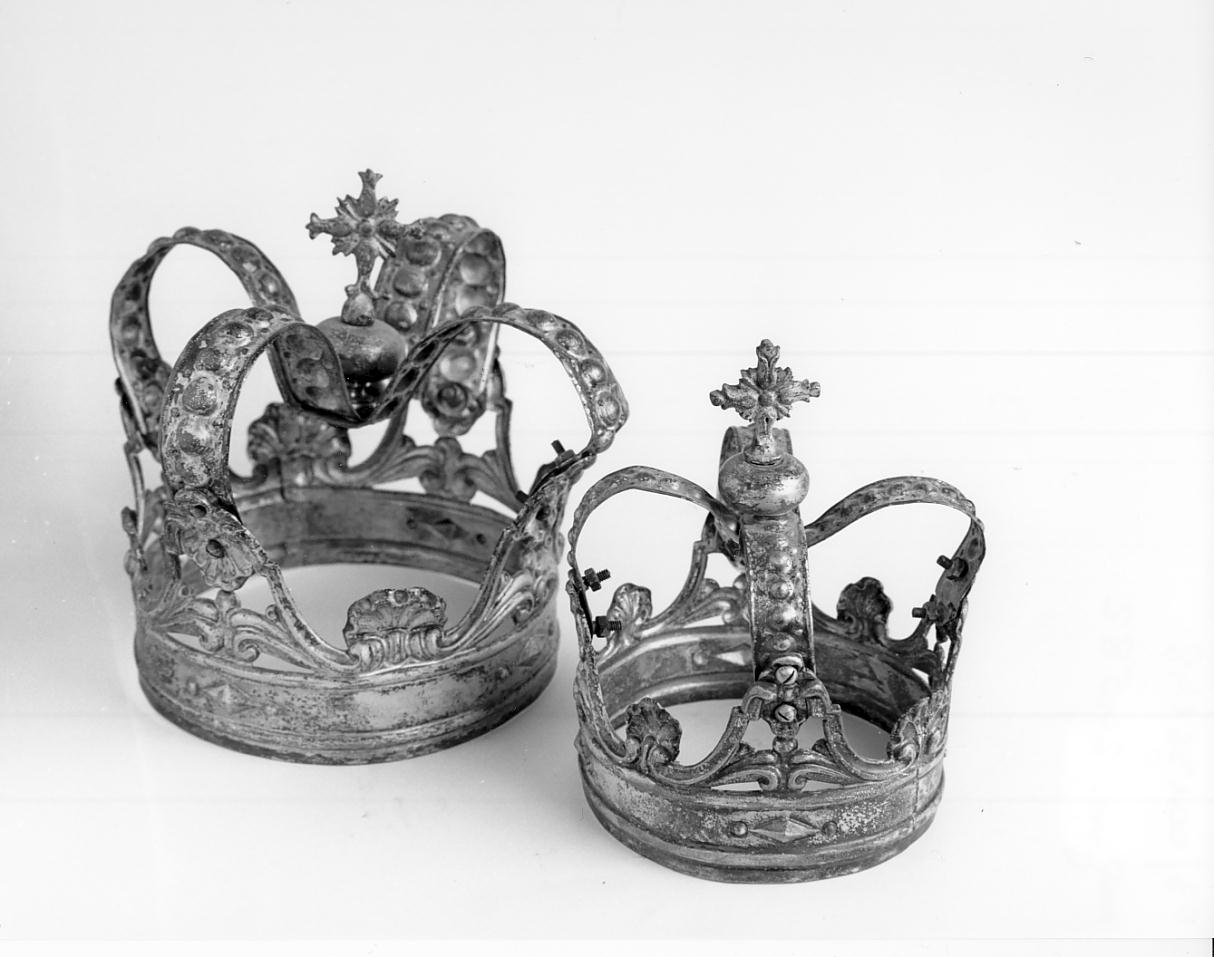 corona di immagine sacra, serie - ambito mantovano (seconda metà sec. XVIII)