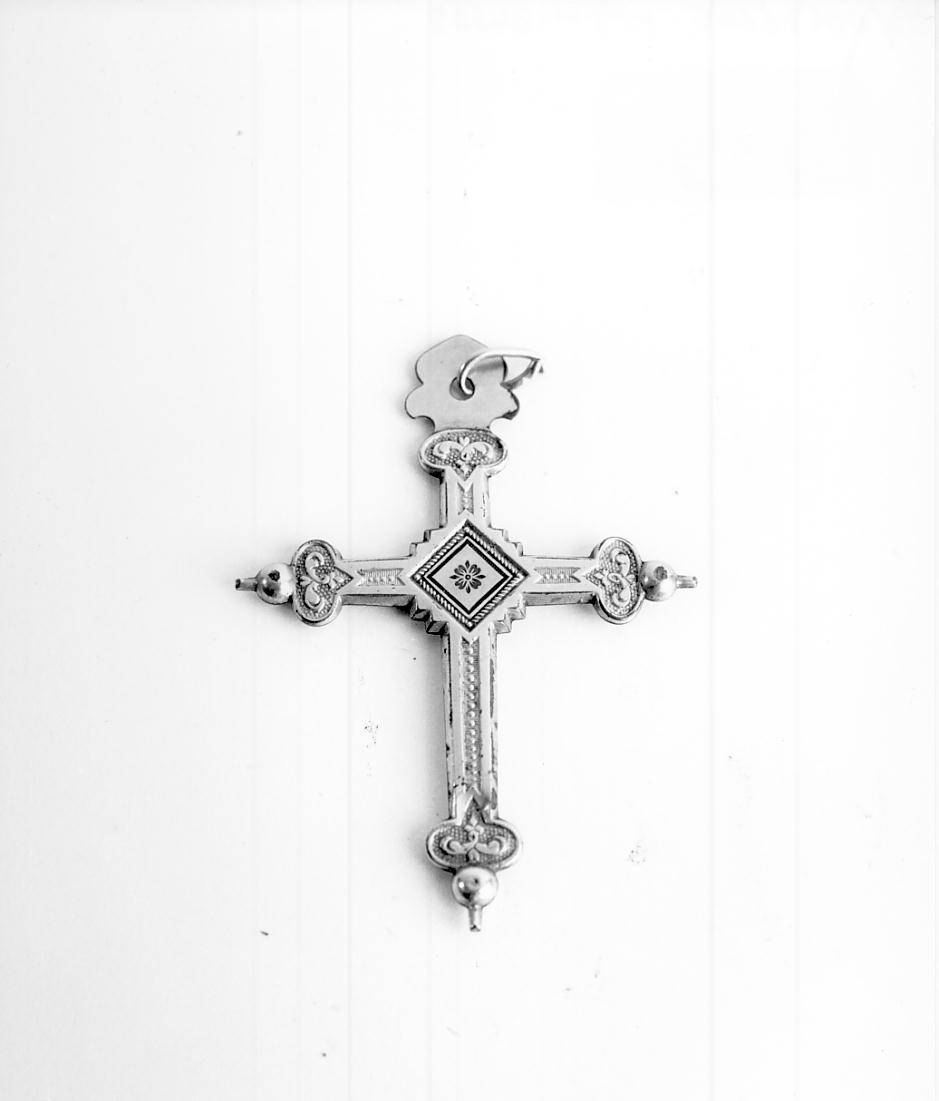 encolpio cruciforme, opera isolata - ambito lombardo (ultimo quarto sec. XVIII)