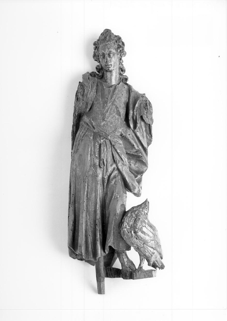 San Giovanni Evangelista (statua, opera isolata) - ambito lombardo (seconda metà sec. XVII)