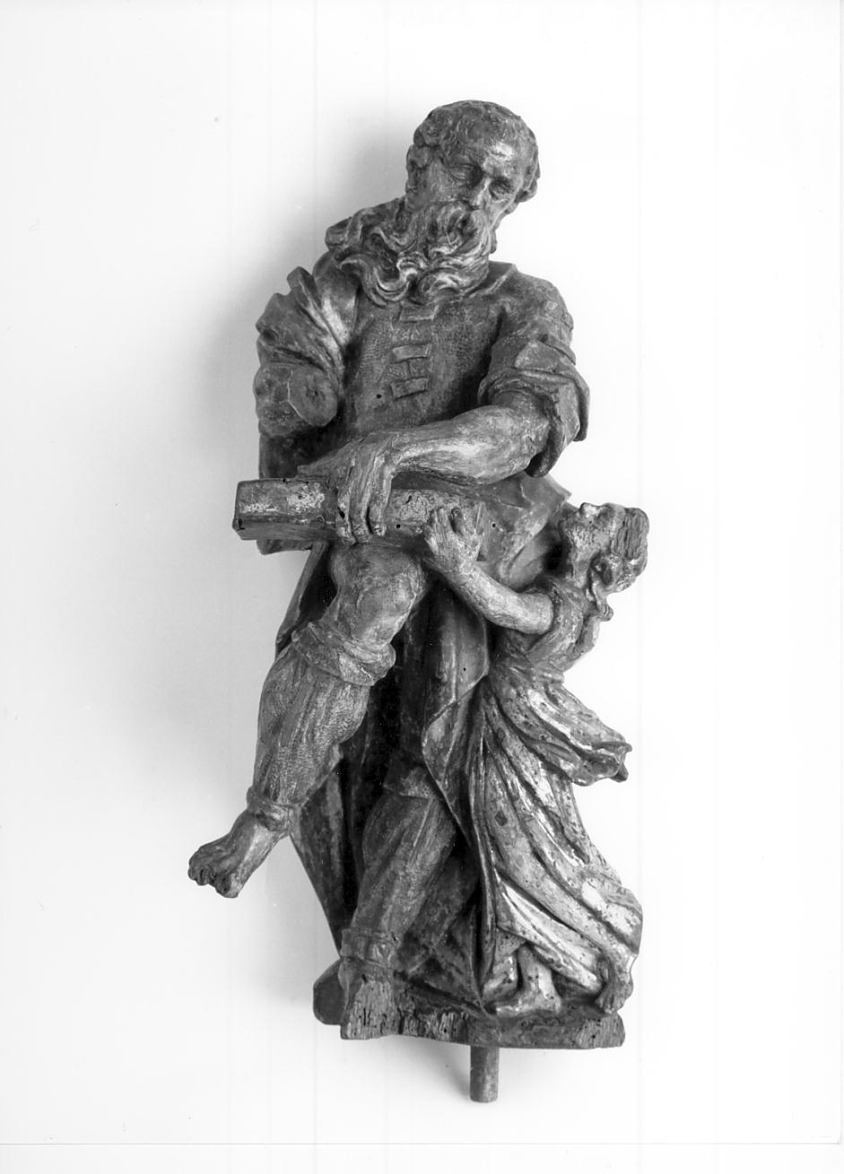 San Matteo Evangelista (statua, opera isolata) - ambito lombardo (seconda metà sec. XVII)