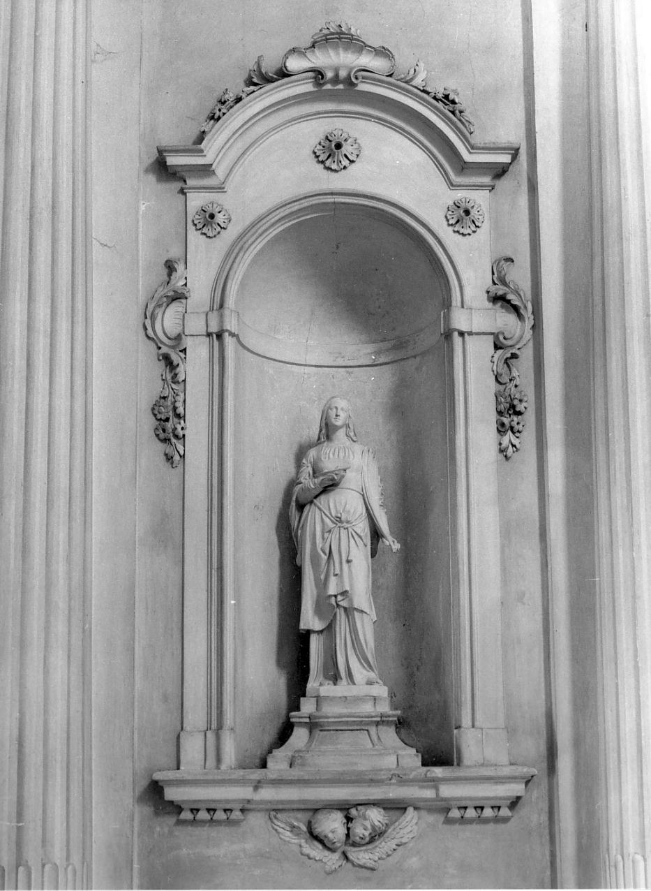 motivo decorativo (mostra di nicchia, serie) - ambito lombardo (ultimo quarto sec. XVIII)