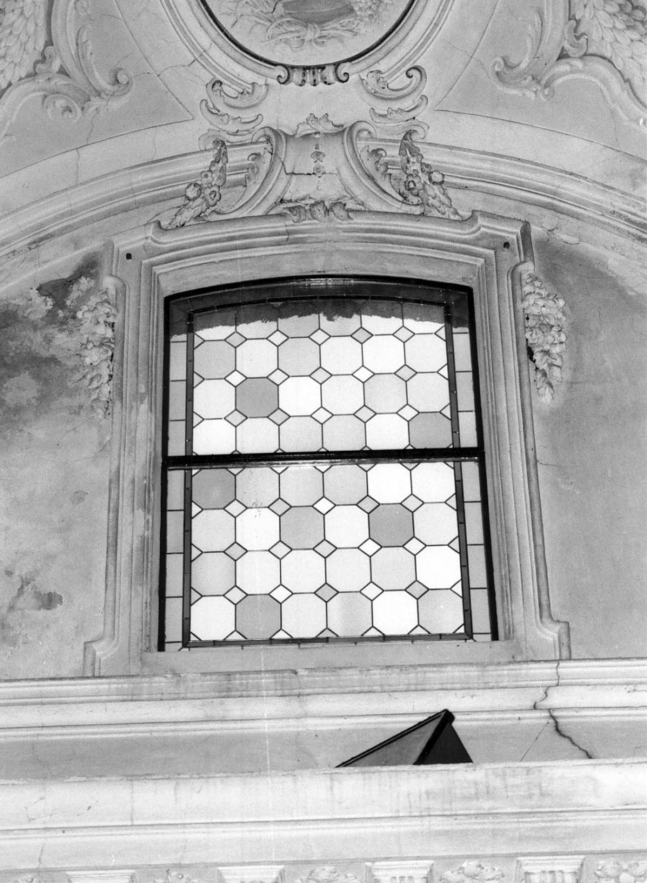 motivo decorativo floreale (mostra di finestra, serie) - ambito lombardo (ultimo quarto sec. XVIII)