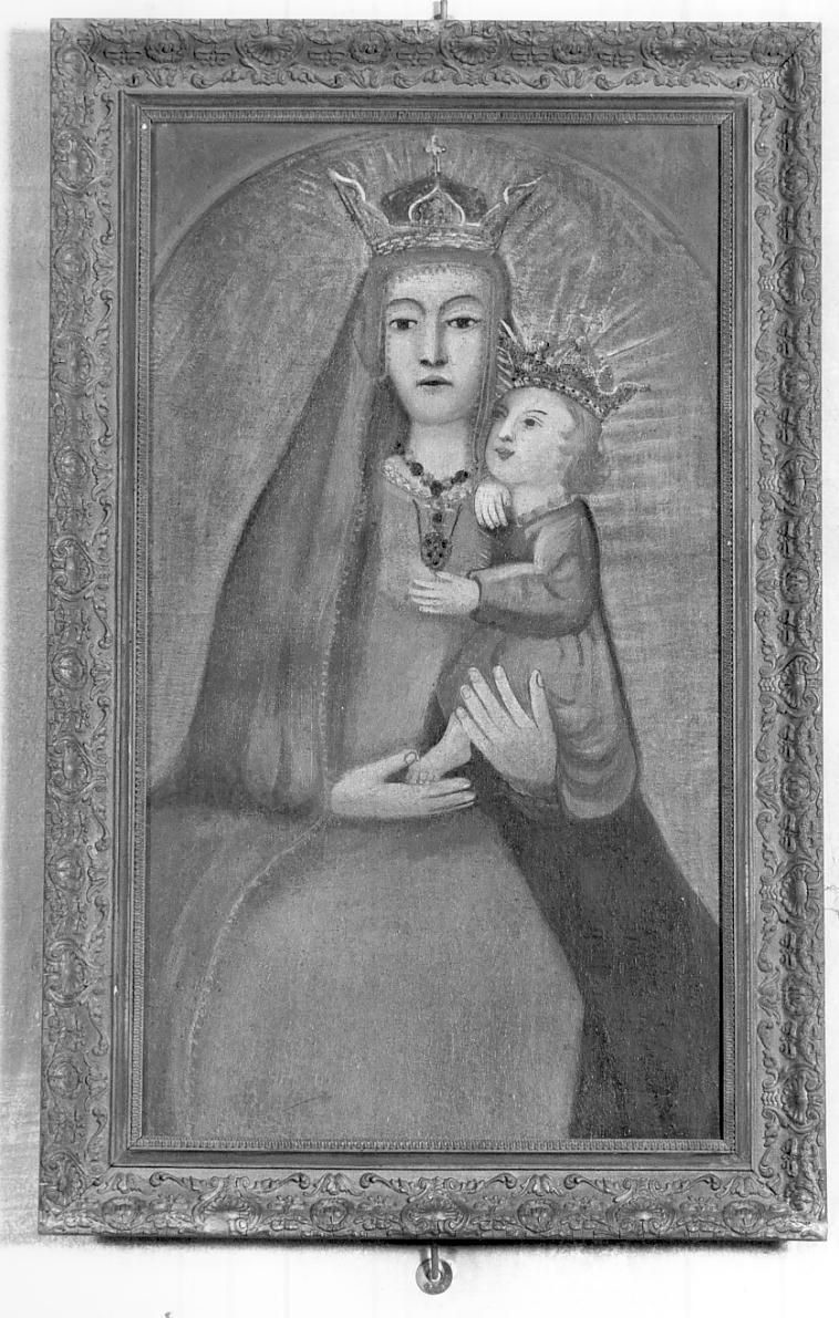 Madonna con Bambino (dipinto, opera isolata) - ambito lombardo (ultimo quarto sec. XIX)