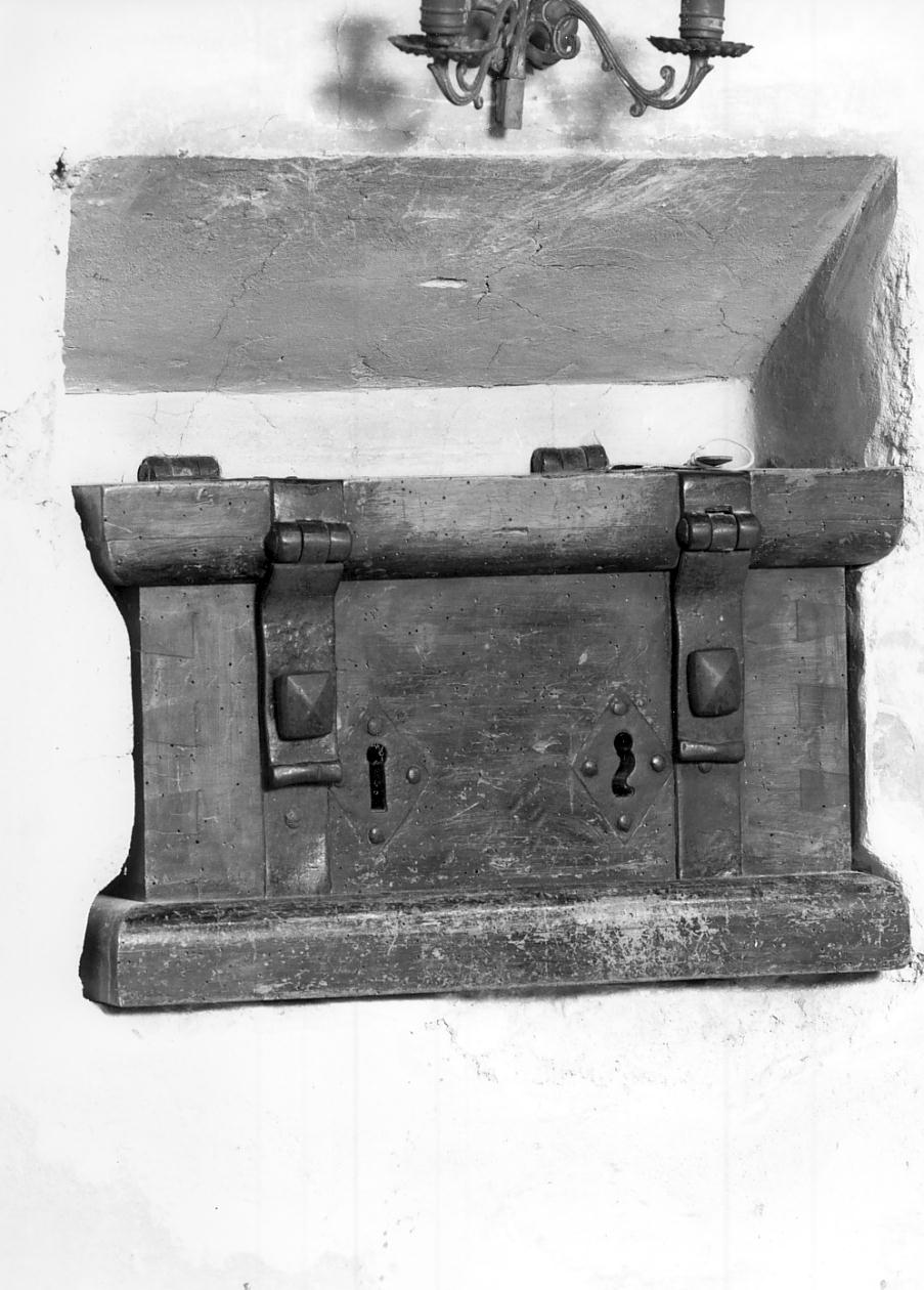 cassetta per elemosine, opera isolata - ambito lombardo (metà sec. XVIII)