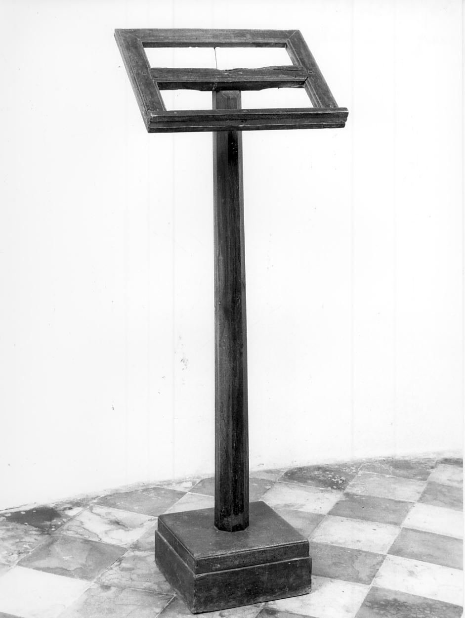 leggio d'altare, opera isolata - ambito lombardo (metà sec. XIX)