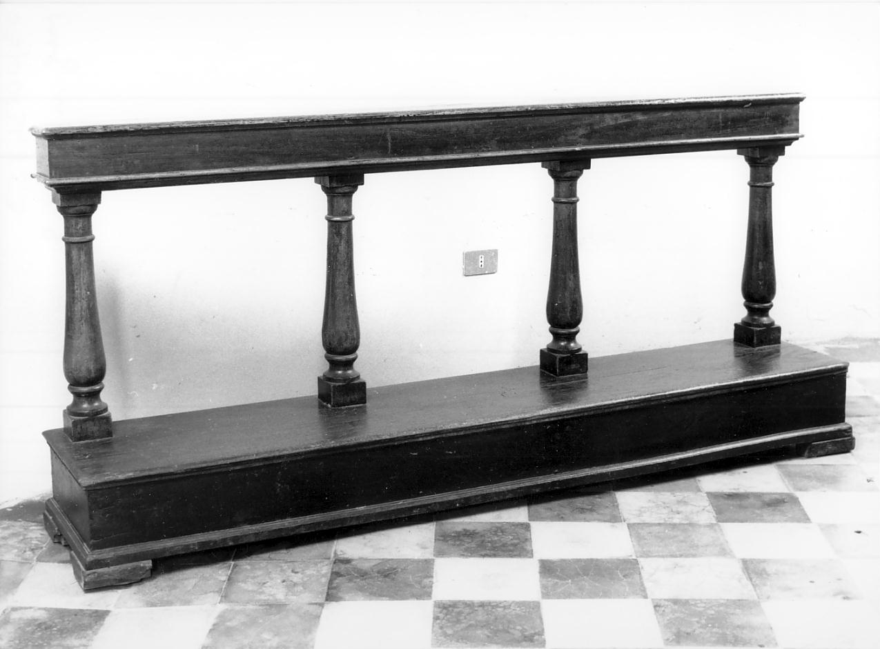 inginocchiatoio, opera isolata - ambito lombardo (primo quarto sec. XIX)