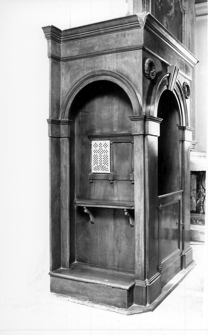 confessionale, serie - ambito lombardo (primo quarto sec. XIX)
