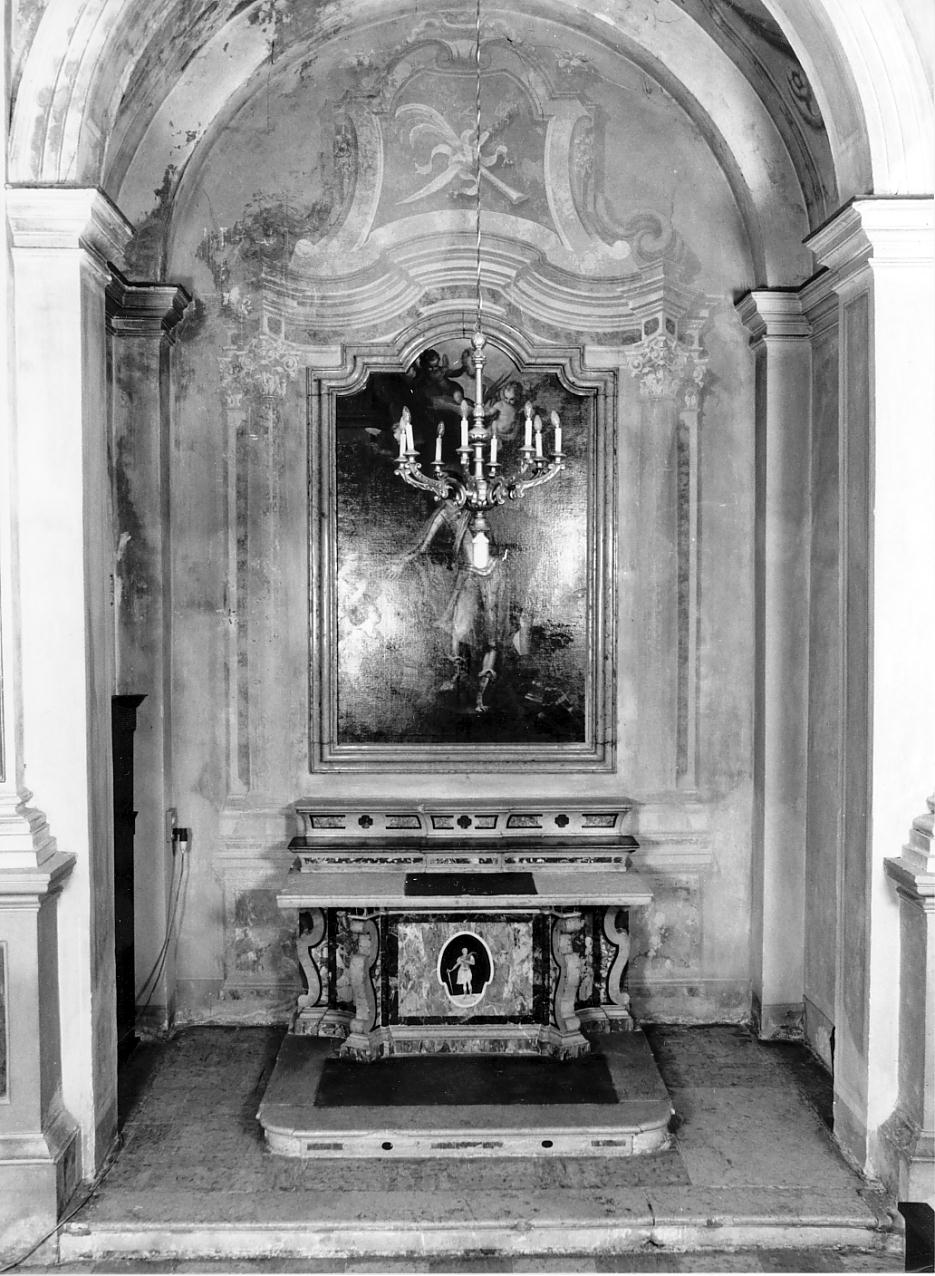 altare - a mensa, elemento d'insieme - ambito bresciano (ultimo quarto sec. XVIII)
