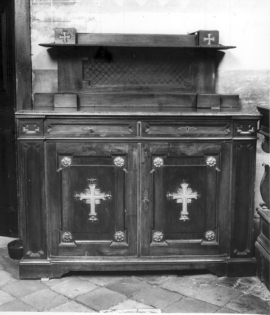 armadio da sacrestia, opera isolata - ambito lombardo (primo quarto sec. XX)