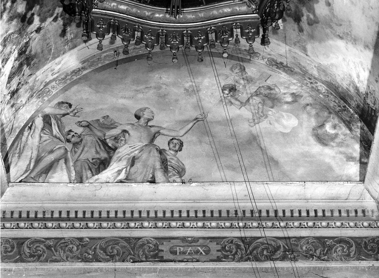 angeli (dipinto, elemento d'insieme) - ambito mantovano (secondo quarto sec. XX)