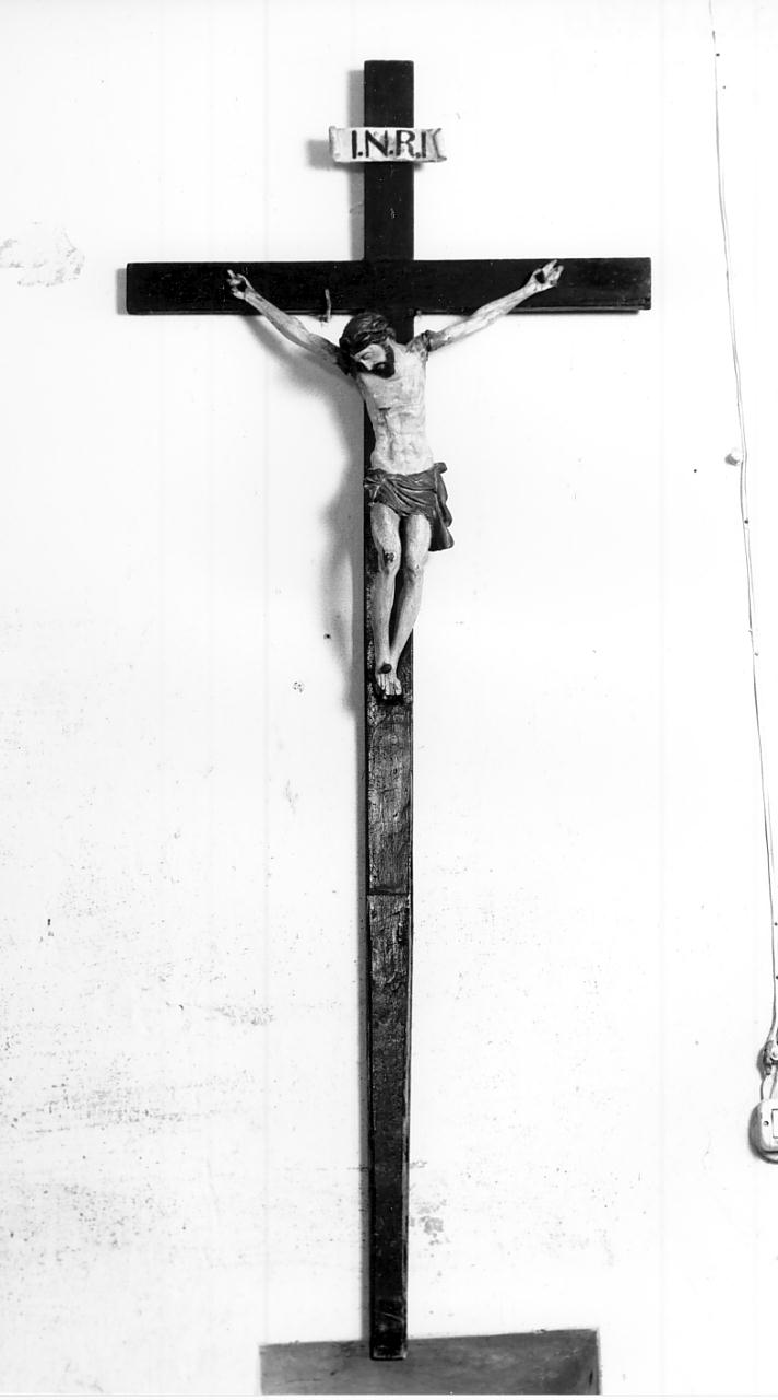 crocifisso, opera isolata - ambito lombardo (metà sec. XIX)