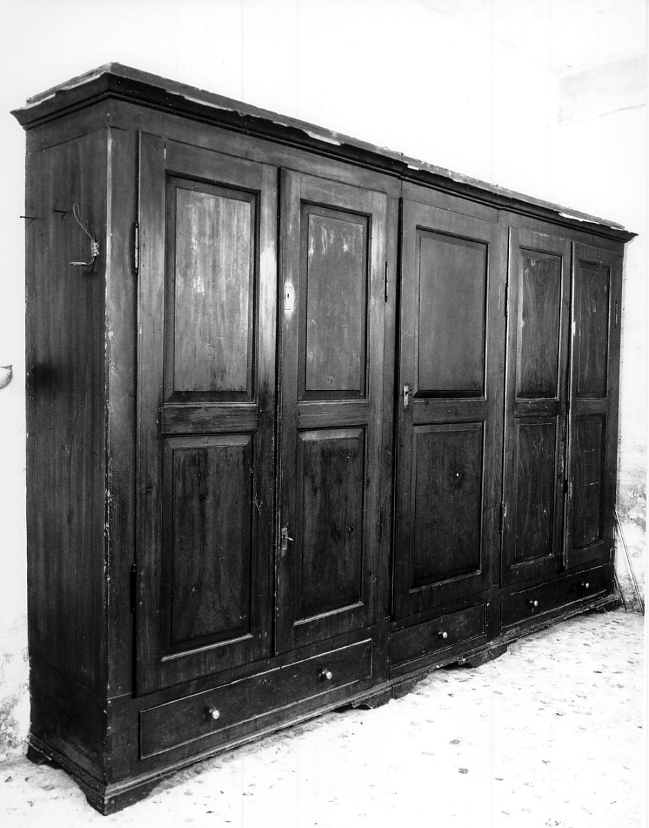 armadio, opera isolata - ambito lombardo (primo quarto sec. XX)