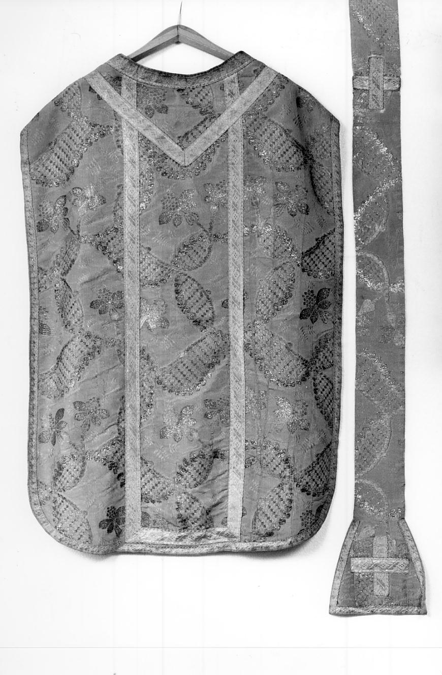 paramento liturgico, insieme - ambito lombardo (ultimo quarto sec. XVIII)