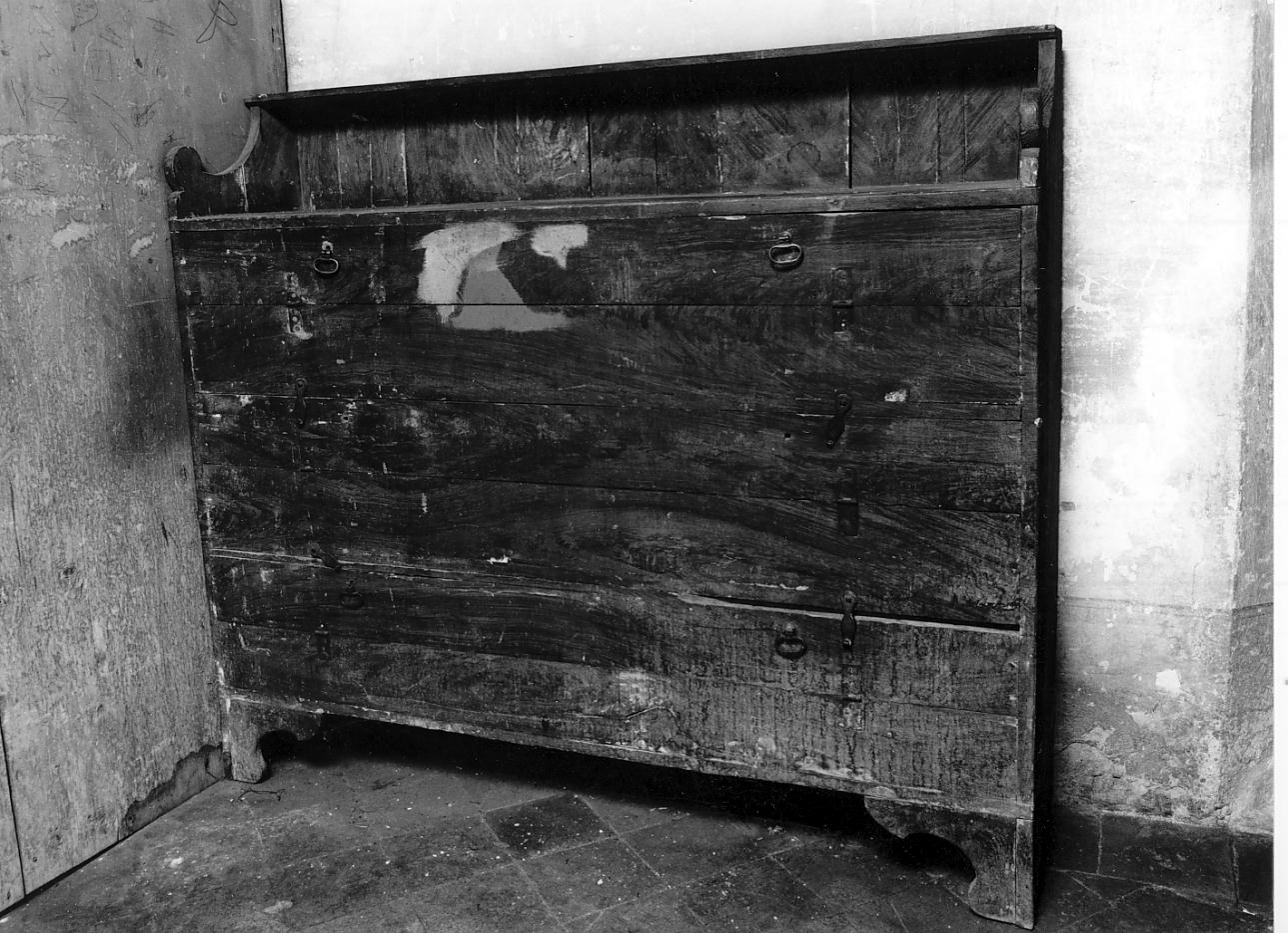 credenza, opera isolata - ambito lombardo (metà sec. XVIII)