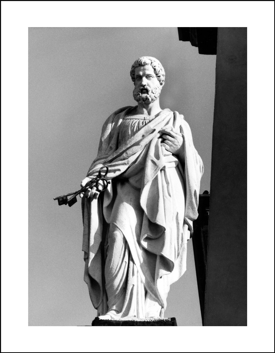 San Pietro (statua, elemento d'insieme) di Emanueli Giovanni (sec. XIX)