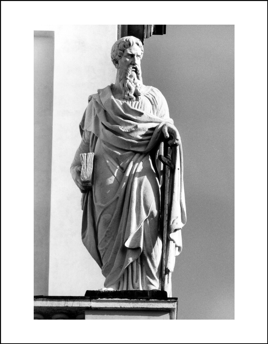 San Paolo (statua, elemento d'insieme) di Emanueli Giovanni (sec. XIX)