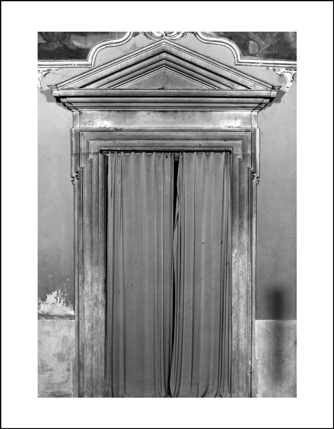 mostra di porta, opera isolata - ambito lombardo (sec. XVII)