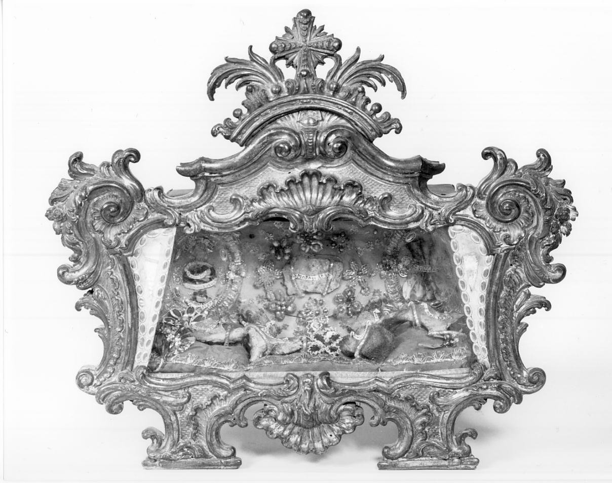 reliquiario, opera isolata - ambito lombardo (seconda metà sec. XVIII)