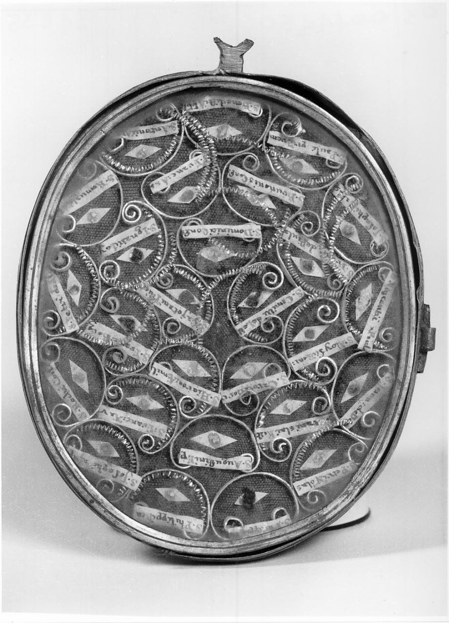 reliquiario, opera isolata - ambito lombardo (fine sec. XVIII)