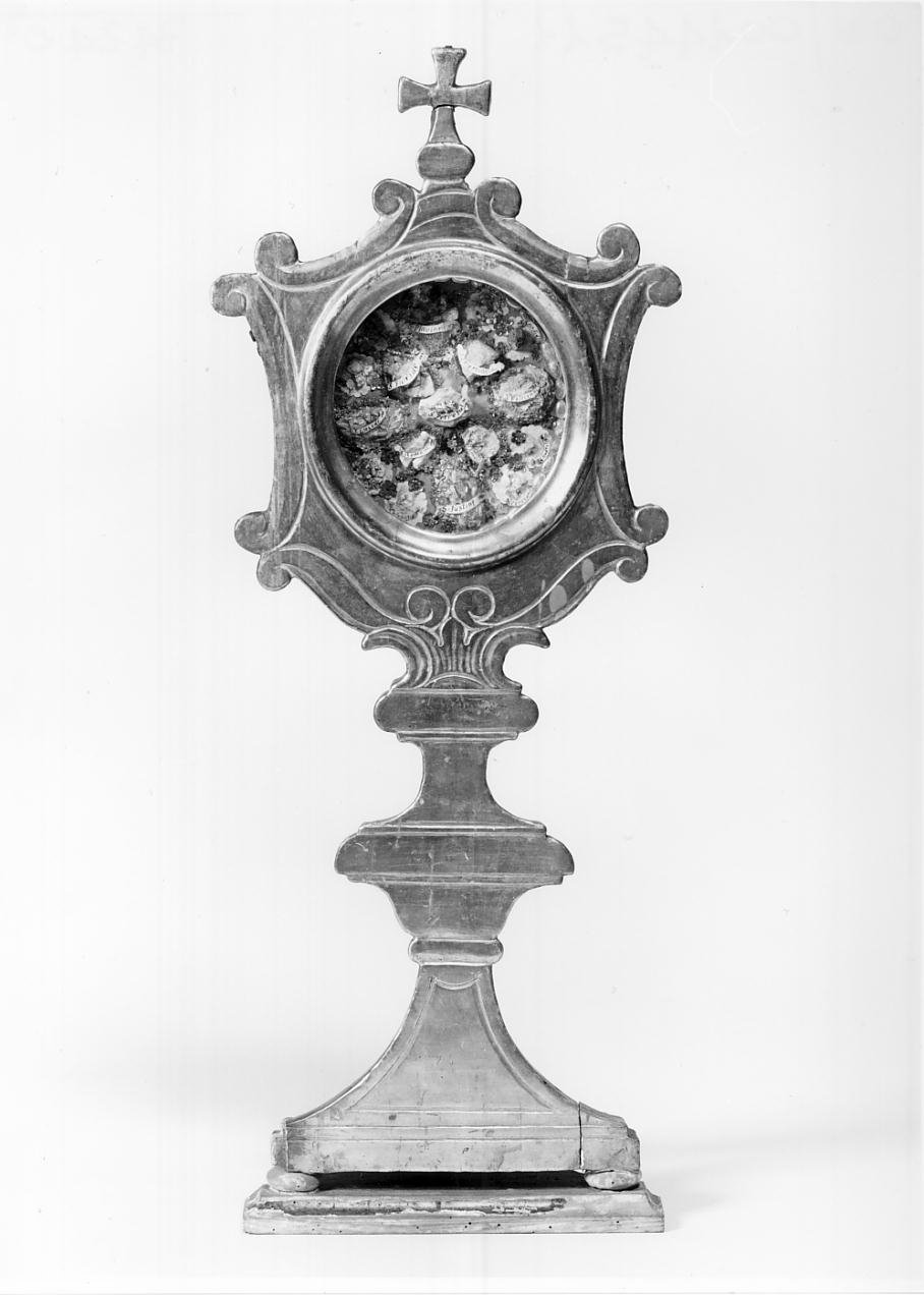 reliquiario - a ostensorio, serie - ambito lombardo (sec. XIX)