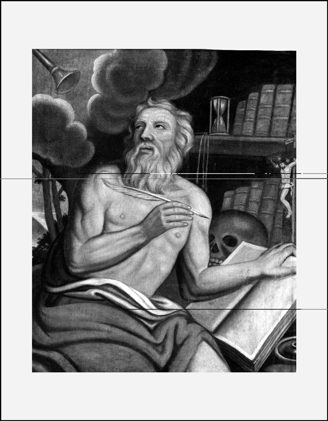 San Gerolamo (dipinto, opera isolata) - ambito lombardo (seconda metà sec. XVII)