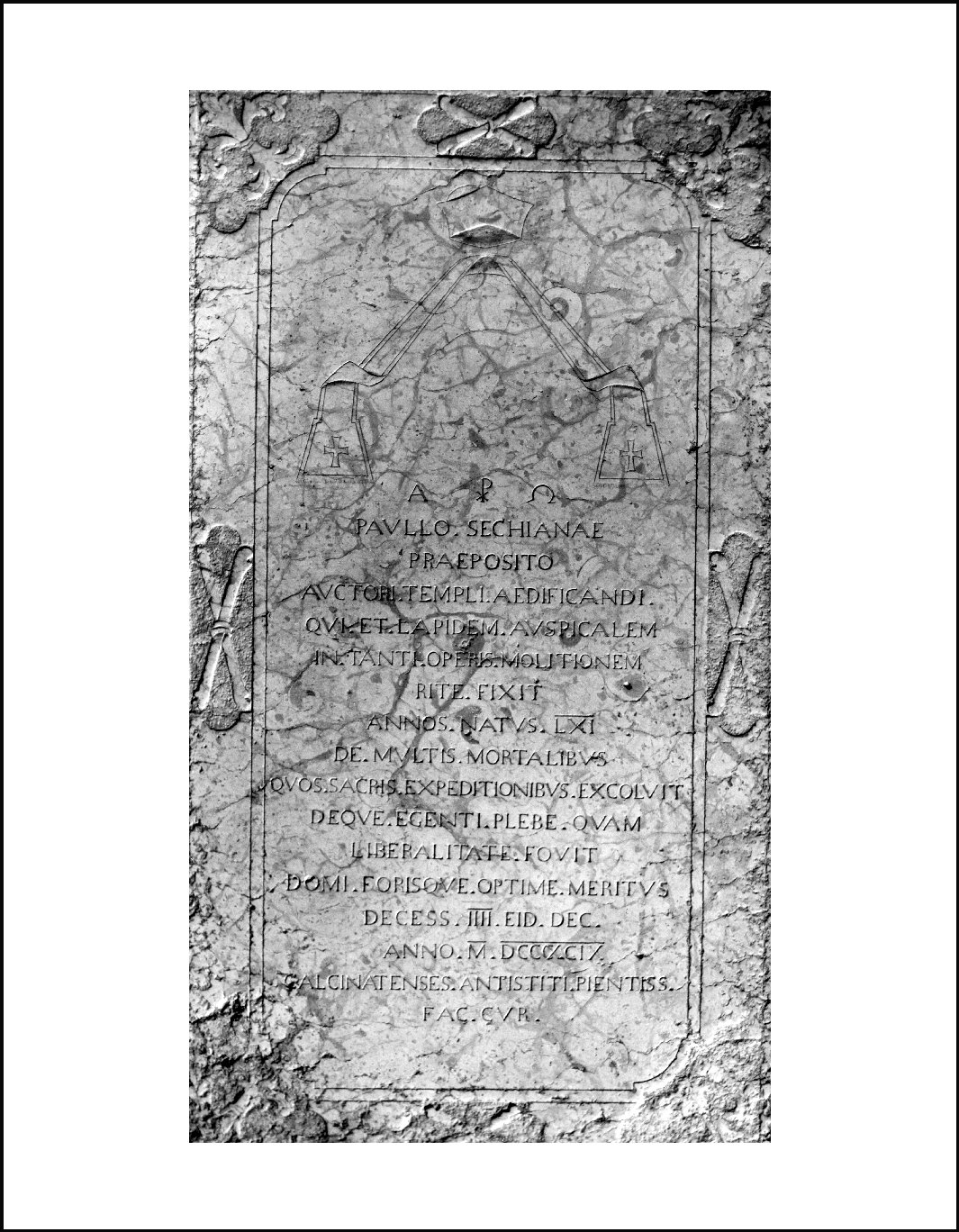 lapide tombale, opera isolata - ambito lombardo (sec. XVIII)