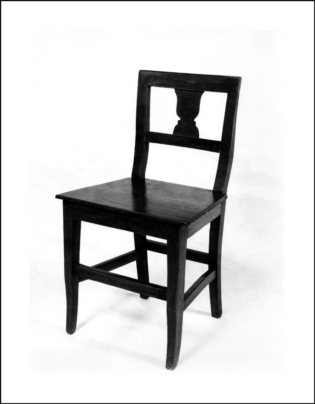 sedia, opera isolata - ambito lombardo (fine/inizio secc. XVIII/ XIX)