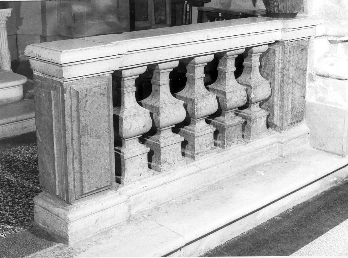 balaustrata, opera isolata - ambito mantovano (secc. XVIII/ XIX)