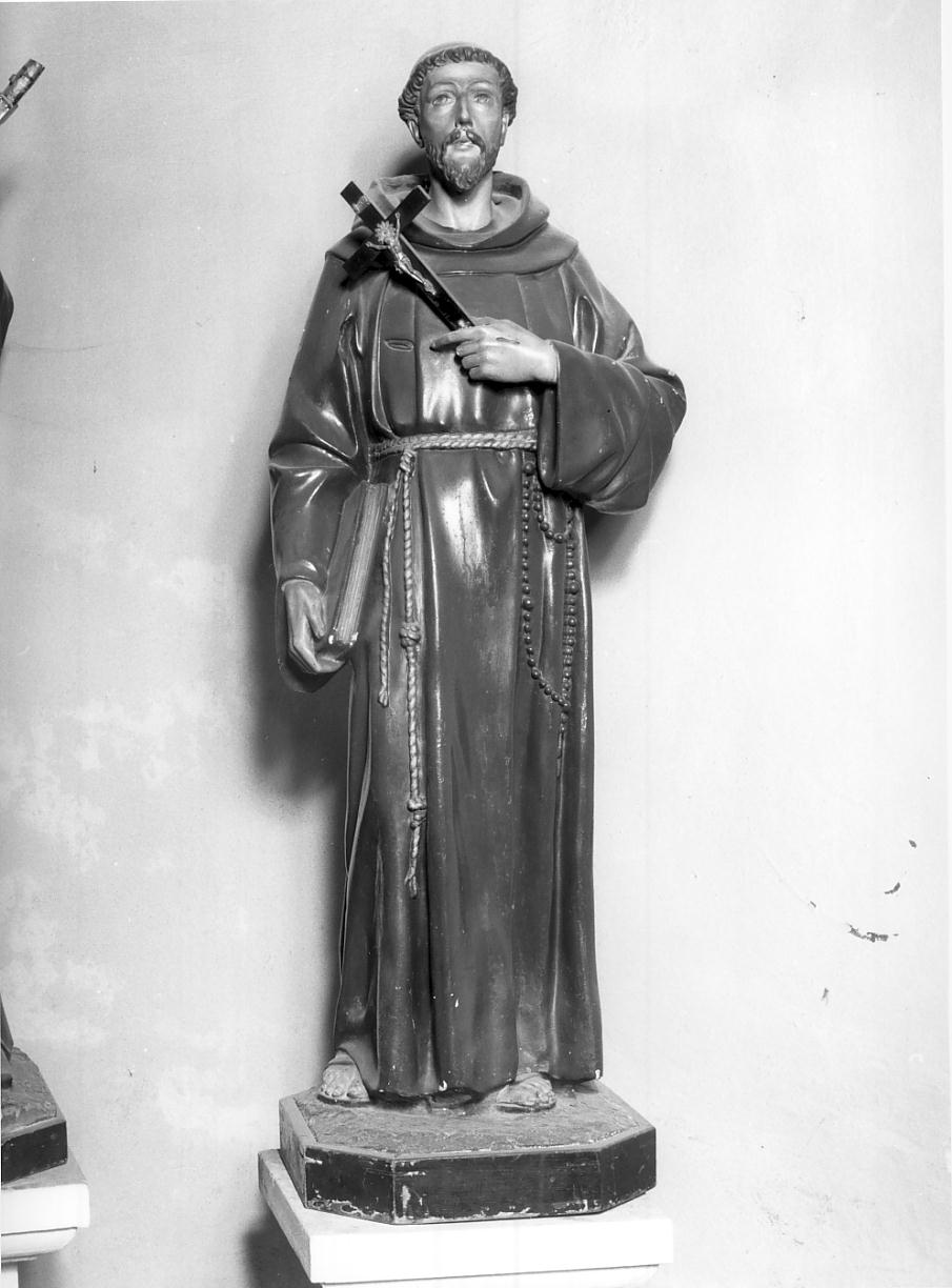 San Francesco d'Assisi (statua, opera isolata) - ambito mantovano (sec. XIX)
