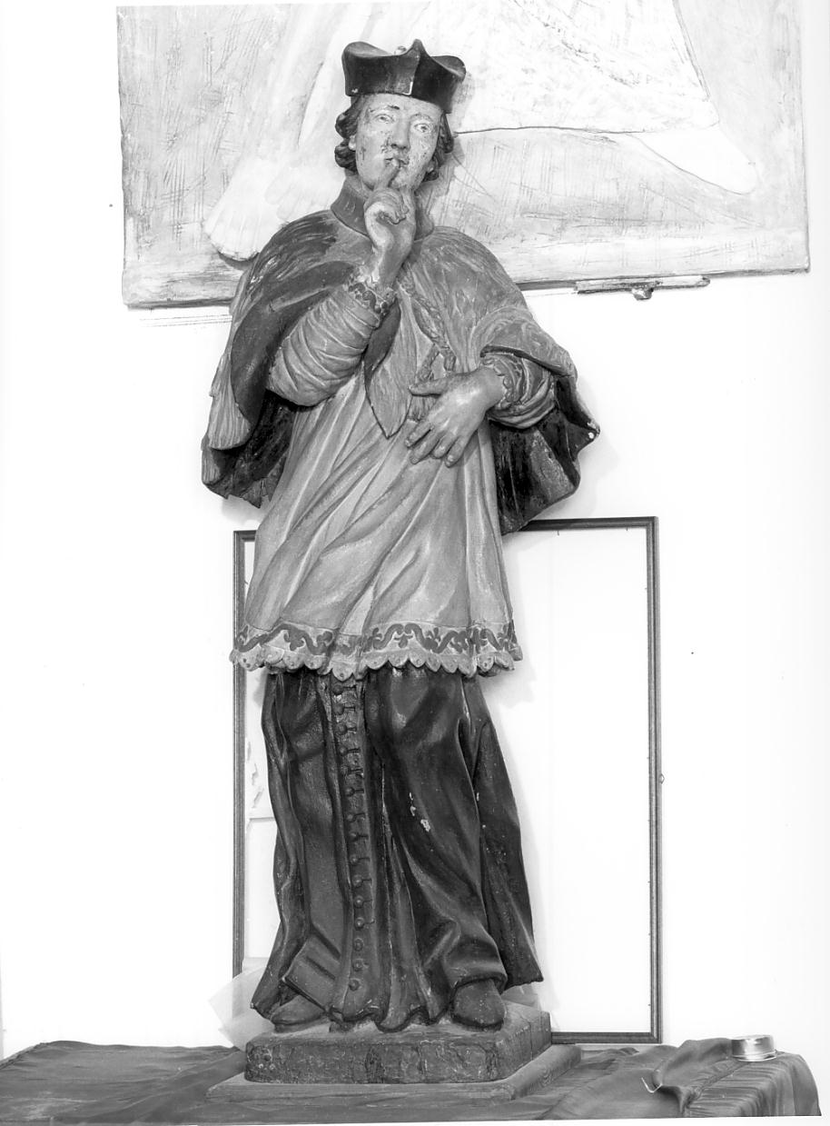 San Giovanni Nepomuceno (statua, opera isolata) - ambito mantovano (metà sec. XVIII)