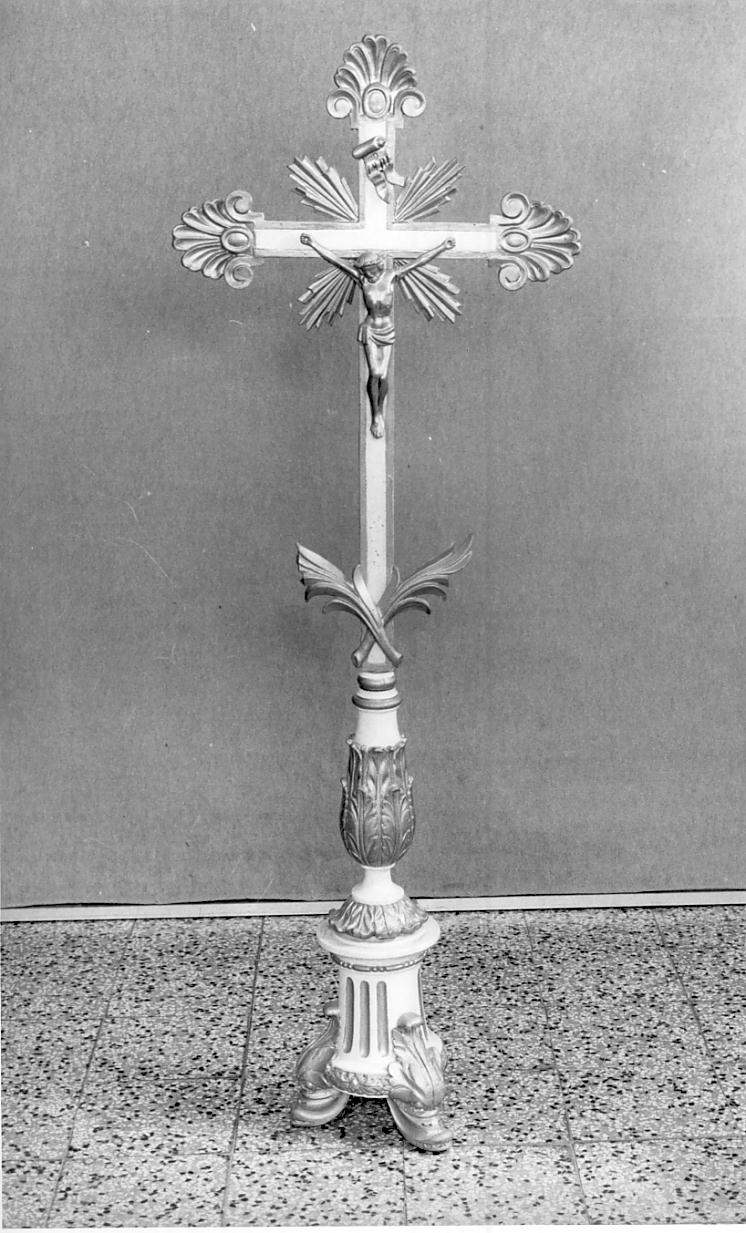 croce d'altare, opera isolata - ambito mantovano (prima metà sec. XIX)