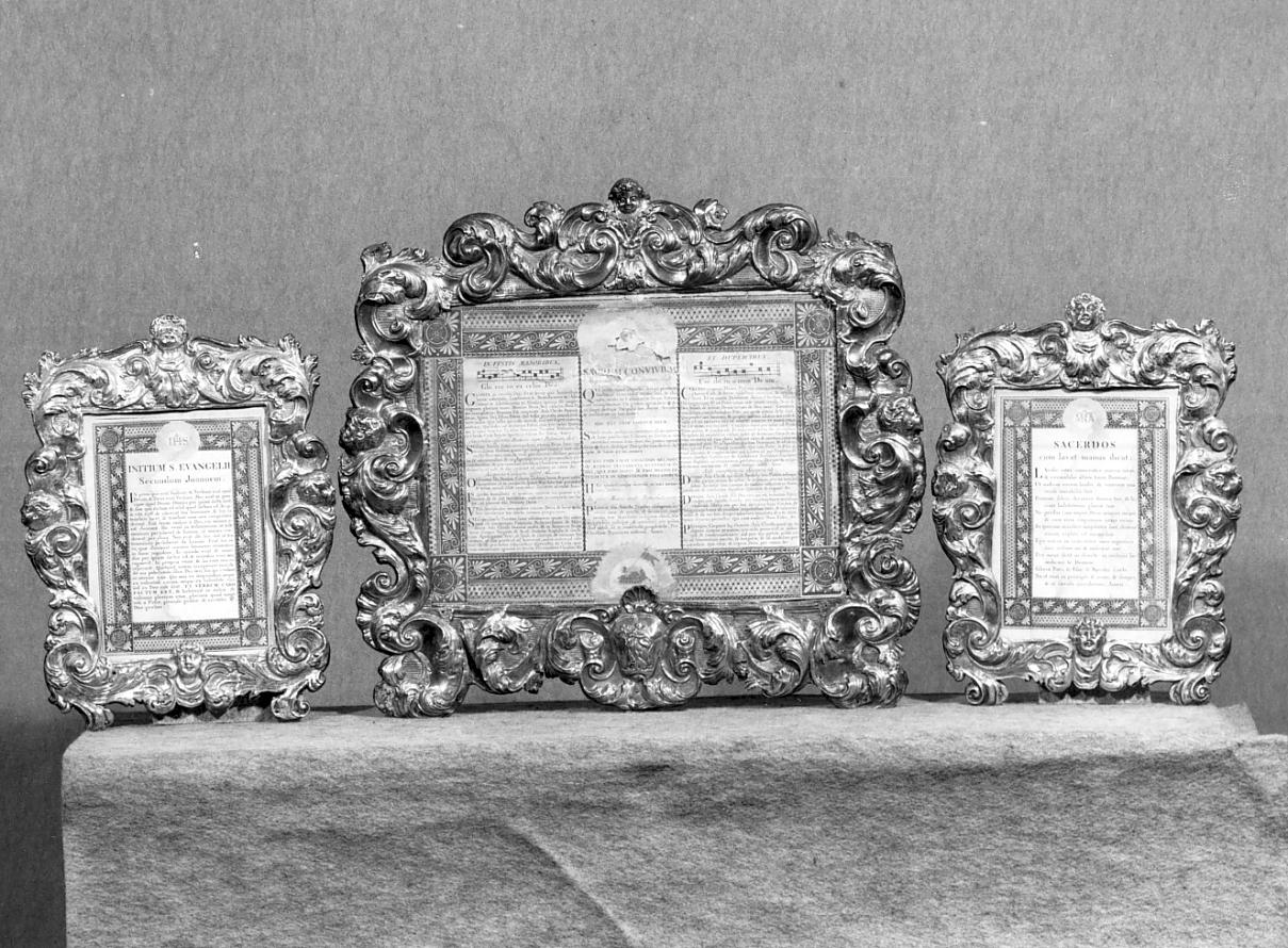 cartagloria, serie - ambito mantovano (prima metà sec. XVIII)