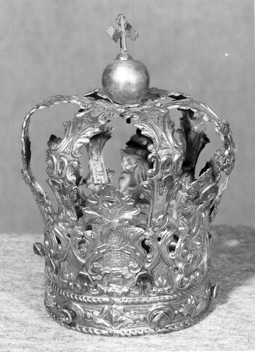 corona da statua, opera isolata - ambito mantovano (prima metà sec. XVIII)