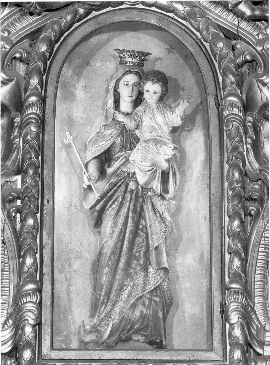 Madonna con Bambino (statua, opera isolata) - ambito mantovano (metà sec. XIX)