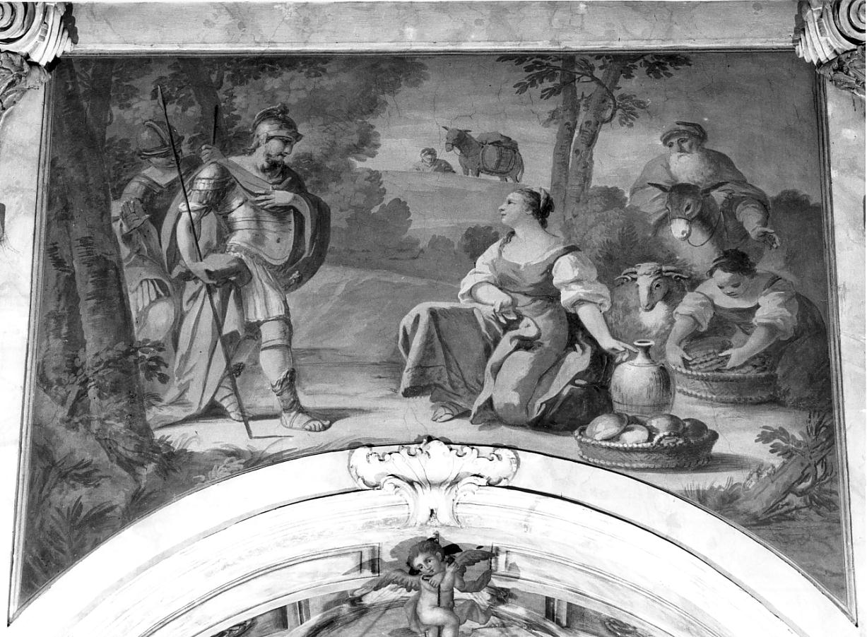 David e Abigail (dipinto, elemento d'insieme) di Milani Giuseppe (sec. XVIII)