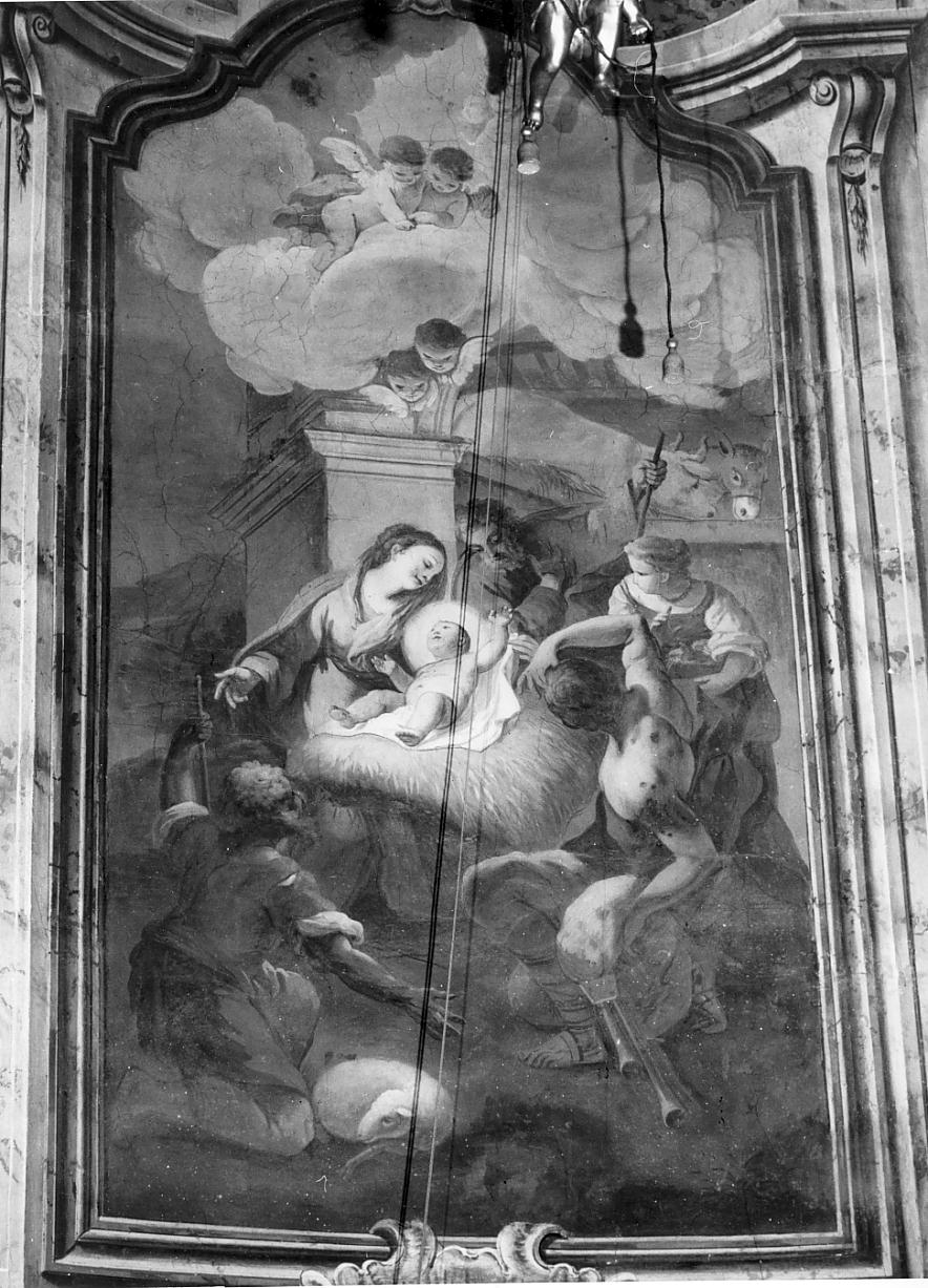 Adorazione dei pastori (dipinto, elemento d'insieme) di Milani Giuseppe (sec. XVIII)