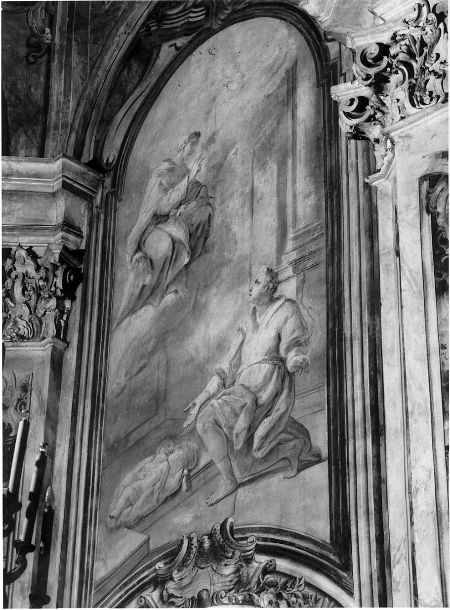 Miracolo di Sant'Alberto degli Abati (dipinto, elemento d'insieme) di Milani Giuseppe (sec. XVIII)