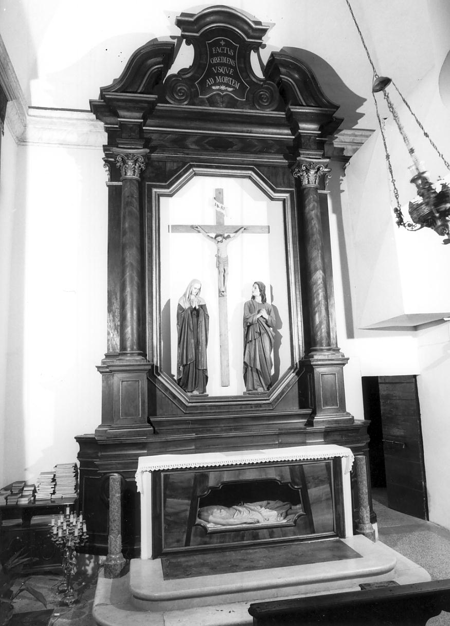 altare - a edicola, opera isolata - ambito mantovano (secc. XVIII/ XIX)
